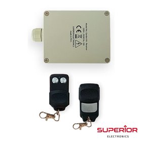 Kit Emissor Receptor De 2 Canais E 2 Comandos Jardim