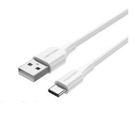 Cabo USB 2.0 Tipo-C Vention CTHWG/ USB Tipo-C Macho - USB Macho/ Até 60W/ 480Mbps/ 1.5m/ Branco