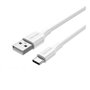 Cabo USB 2.0 Tipo-C Vention CTHWH/ USB Tipo-C Macho - USB Macho/ Até 60W/ 480Mbps/ 2m/ Branco