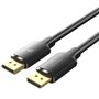 Cabo Vention HAKBF/ DisplayPort Macho - DisplayPort 4K Macho/ 1m/ Preto