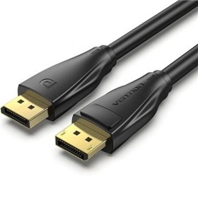 Cabo Displayport 1.4 8K Vention HCDBG/ Displayport Macho - Displayport Macho/ 1.5m/ Preto