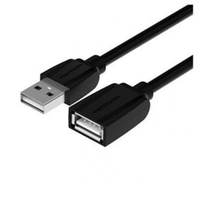 Extensão USB 2.0 Vention VAS-A44-B200/ USB Macho - USB Fêmea/ 480Mbps/ 2m/ Preto
