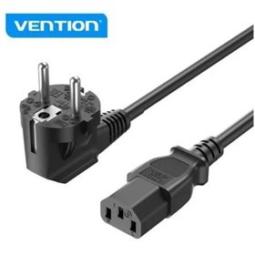 Cabo de Alimentação Vention ZCJBAC/ IEC C13 Fêmea - CEE7 Macho/ 1.8m/ Preto