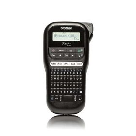 Fabricante de etiquetas eletrônicas portáteis Brother PT-H110 - Tela LCD - 253 símbolos - Velocidade 20 mm - Cor preta
