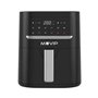 Fritadeira Muvip Hot Air 4,5L 1600W Touch Screen - 10 Programas Predefinidos - Cozinha com 80% Menos Gordura - Panela Antiaderen