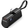 Powerbank 4800mAh Vention FHQB0/ 22.5W/ Preta