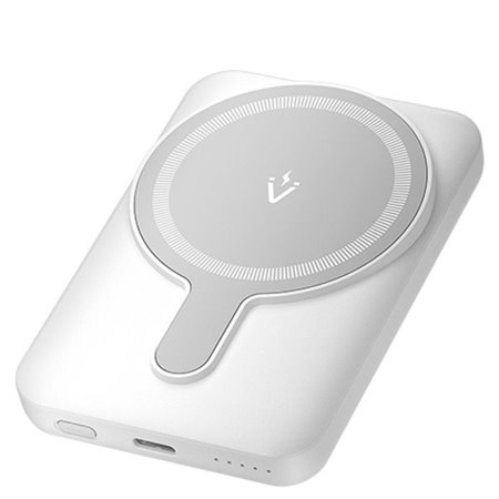 Powerbank 5000mAh Vention FHSW0/ 20W/ Wireless/ Branca