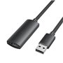 Extensão USB 2.0 Vention CBKBJ/ USB Macho - USB Fêmea/ 480Mbps/ 5m/ Preto