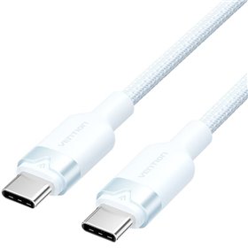Cabo USB 2.0 USB-C 3A Vention TRDSF/ USB-C Macho - USB-C Macho/ Até 60W/ 480Mbps/ 1m/ Azul