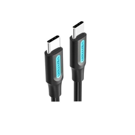 Cabo USB 2.0 USB-C Vention COSBH/ USB-C Macho - USB-C Macho/ Até 60W/ 480Mbps/ 2m/ Preto