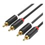Cabo Stereo Vention BCMBG/ 2x RCA Macho - 2x RCA Macho/ 1.5m/ Preto