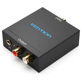 Conversor de Audio Vention BDFB0-EU/ Entrada Toslink e RCA/ Salida 2x RCA
