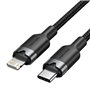 Cabo USB-C Lightning Vention LALBH/ USB-C Macho - Lightning Macho/ 27W/ 480Mbps/ 2m/ Preto