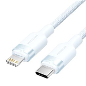 Cabo USB-C Lightning Vention LALSH/ USB-C Macho - Lightning Macho/ 27W/ 480Mbps/ 2m/ Azul