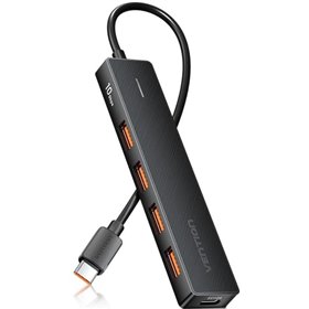 Hub USB 3.2 Vention CHJBB/ 4xUSB/ 1xUSB-C/ 15cm