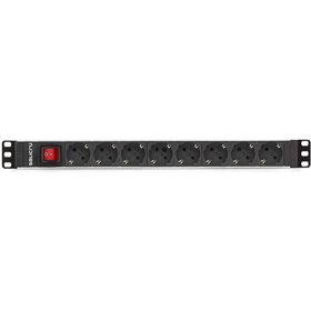 Tira Salicru para rack 19 polegadas sps pdu 8 soquetes interruptor shuko
