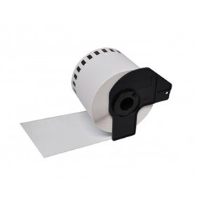 Brother DK22246 - Etiquetas de Tamanho personalizado - Largura 103mm x 30,48 metros - Texto Preto sobre fundo branco - Compatíve
