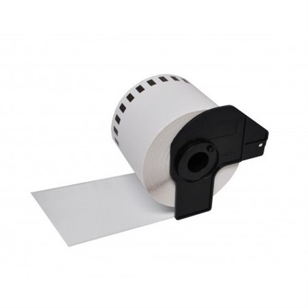 Brother DK22246 - Etiquetas de Tamanho personalizado - Largura 103mm x 30,48 metros - Texto Preto sobre fundo branco - Compatíve