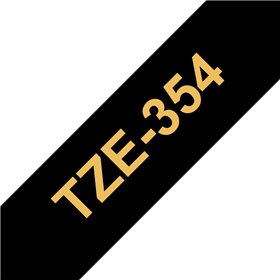 Brother TZe354 Cinta Laminada de Etiquetas - Compatível