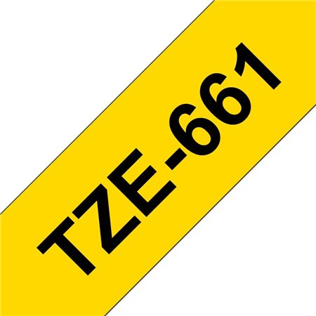 Brother TZe661 Cinta Laminada de Etiquetas - Compatível